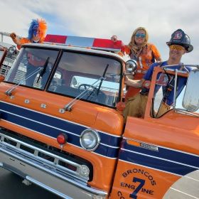 Hall of Fame Tailgaters Ken, Catherine, and Rob